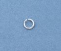 (image for) Sterling Silver - 4mm Jump Rings. 22 Gauge * 10 Pieces