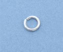 (image for) Sterling Silver - 6mm 18 Gauge Jump Rings * 10 Pieces