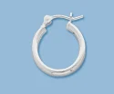 (image for) Sterling Silver - Hoop Earrings #CGM-2X15S