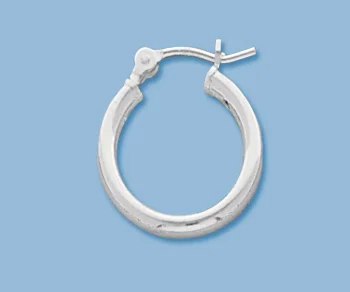 (image for) Sterling Silver - Hoop Earrings #CGM-2X15S