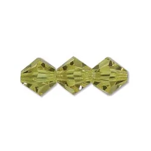 (image for) Preciosa Crystal-4mm Bicone Citrine * 144 Pieces