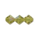 (image for) Preciosa Crystal-4mm Bicone Citrine AB * 144 Pieces