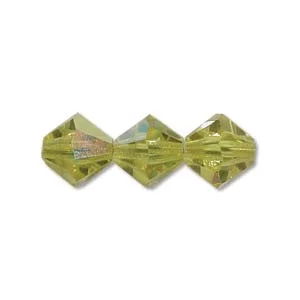 (image for) Preciosa Crystal-4mm Bicone Citrine AB * 144 Pieces