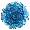(image for) CzechMate Crescent-Capri Blue Transparent