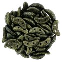 (image for) CzechMate Crescent-Polychrome Gold Rush * 55 Beads