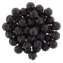 (image for) Czech Melon 5mm Round - Metallic Suede Dark Plum