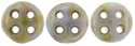 (image for) CzechMate QuadraLentil-Opaque Green Luster