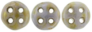 (image for) CzechMate QuadraLentil-Opaque Green Luster