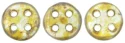 (image for) CzechMate QuadraLentil-Transparent Green Luster