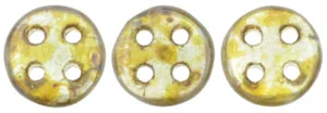 (image for) CzechMate QuadraLentil-Transparent Green Luster