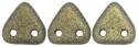(image for) CzechMates Triangle-Metallic Suede Gold