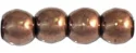 (image for) Czech 3mm Round-Bronze Metallic