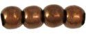 (image for) Czech 3mm Round-Dark Bronze Metallic