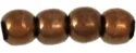 (image for) Czech 3mm Round-Dark Bronze Metallic