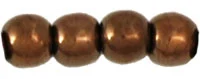 (image for) Czech 3mm Round-Dark Bronze Metallic