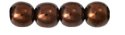 (image for) Czech 4mm Round-Dark Bronze