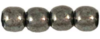 (image for) Czech 3mm Round-Hematite Metallic
