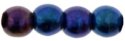 (image for) Czech 3mm Round-Iris Blue