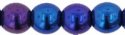 (image for) Czech 4mm Round-Iris Blue Metallic