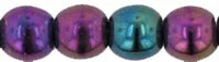 (image for) Czech 4mm Round-Iris Purple Metallic