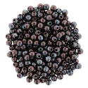 (image for) Czech 4mm Round-Metallic Amethyst