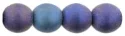 (image for) Czech 6mm Round-Matte Iris Blue