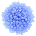 (image for) Czech 2mm Round - Milky Sapphire Iris Luster