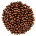 (image for) Czech 2mm Round - Matte Metallic Antique Copper