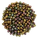 (image for) Czech 2mm Round - Matte Metallic Bronze Iris
