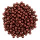 (image for) Czech 2mm Round - Matte Metallic Lava