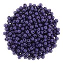 (image for) Czech 2mm Round - Metallic Suede Purple