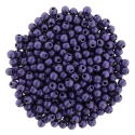Czech 2mm Round - Metallic Suede Purple (image for) Czech 2mm Round - Metallic Suede Purple