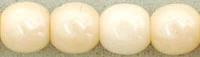 (image for) Czech 4mm Round-Opaque Champagne Luster