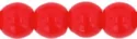 (image for) Czech 4mm Round-Opaque Red