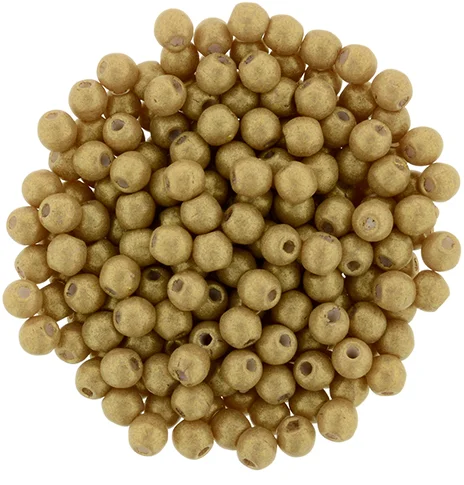 (image for) Czech 3mm Round-Pacifica Macadamia