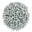 Czech 2mm Round - Silver Metallic (image for) Czech 2mm Round - Silver Metallic