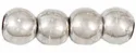 (image for) Czech 3mm Round-Silver
