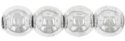 (image for) Czech 4mm Round-Silver Metallic