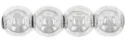 (image for) Czech 4mm Round-Silver Metallic
