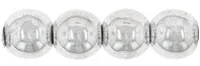 (image for) Czech 4mm Round-Silver Metallic