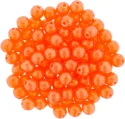 (image for) Czech 4mm Round-Sueded Gold Hyacinth