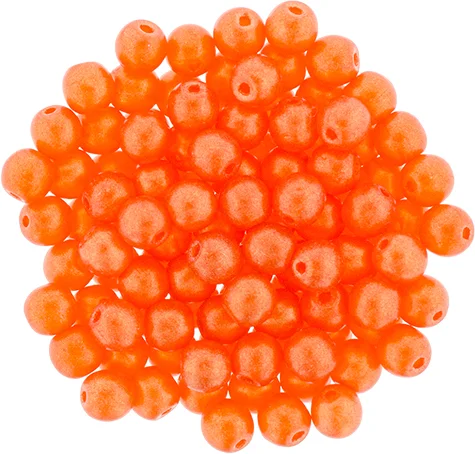 (image for) Czech 4mm Round-Sueded Gold Hyacinth