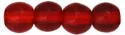 (image for) Czech 4mm Round-Siam Ruby Transparent