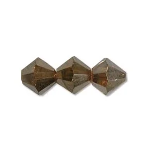 (image for) Preciosa Crystal-4mm Bicone Crystal Golden Flare * 144 Pieces