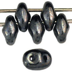 (image for) Czech SuperDuo-Hematite Matte