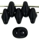 (image for) Czech SuperDuo-Jet Black Opaque * 10 Grams