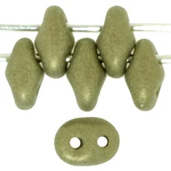 (image for) Czech SuperDuo-Metallic Suede Gold * 10 Grams