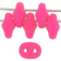 (image for) Czech SuperDuo-Neon Pink * 10 Grams