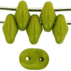(image for) Czech SuperDuo-Opaque Olive *10 Grams