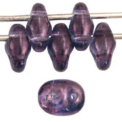 (image for) Czech SuperDuo-Transparent Amethyst Luster *10 Grams